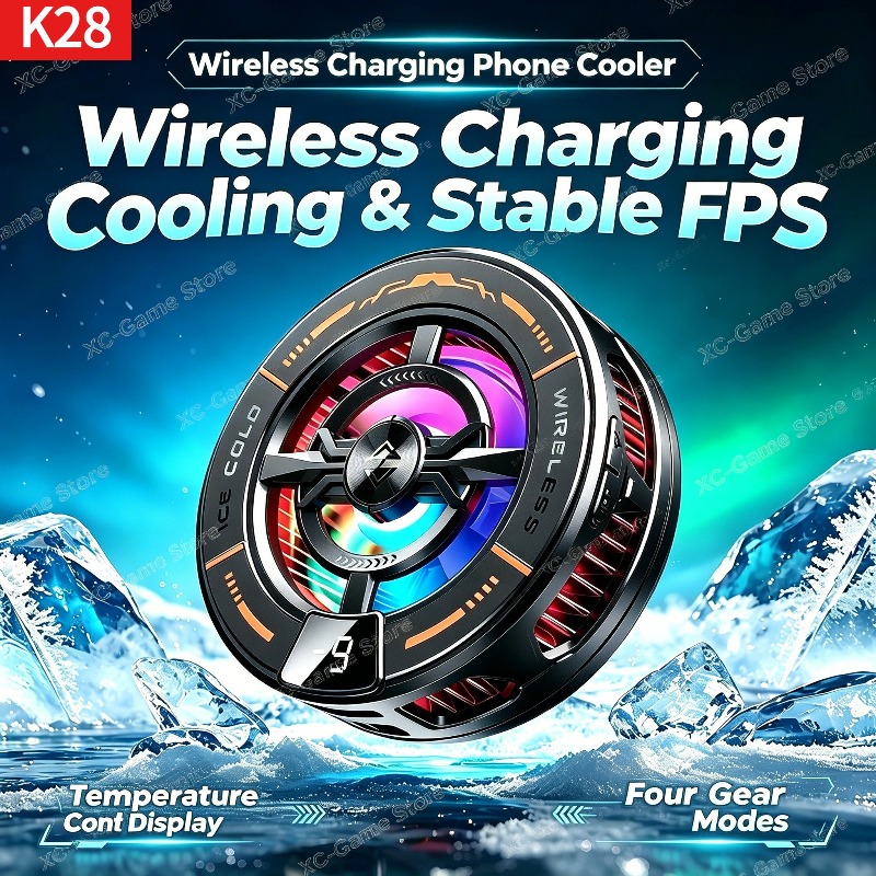 Gaming Accessories For Phone - K28 Manyetik Yarı İletken Telefon Soğutucusu,