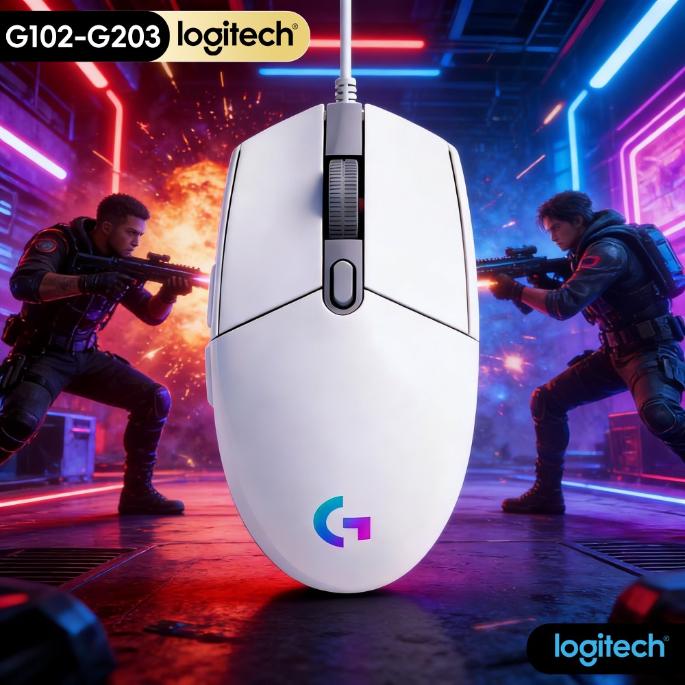Logitech Mouse G203 - G102 Orijinal Logitech G203 Prodigy Mouse,