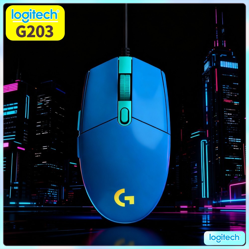 Logitech Mouse G203 - Logitech G203 Kablolu Oyun Mouse'u Çok