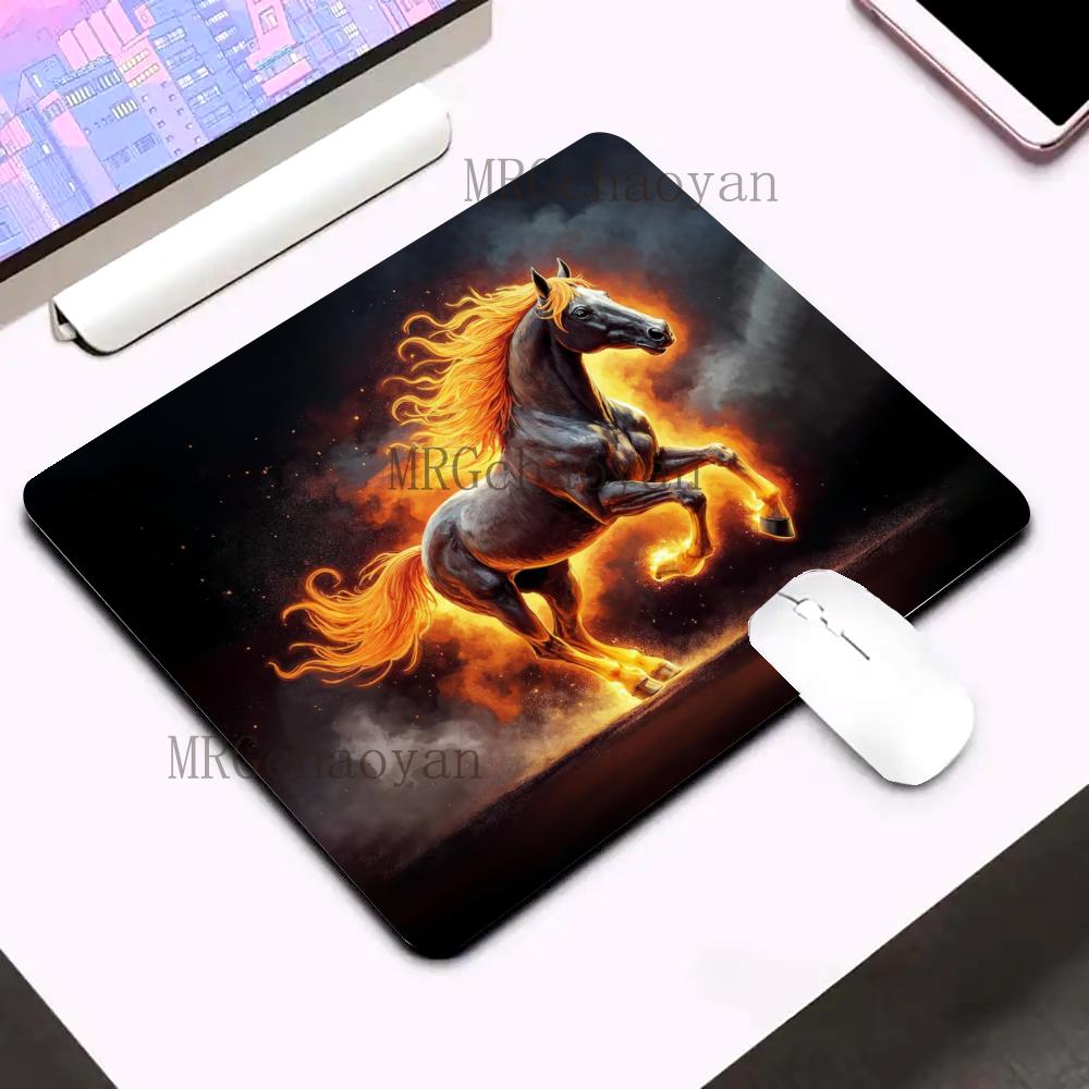 Gaming Accessories For Free Fire - Yangın Atı Desenli Mouse Pad Kauçuk