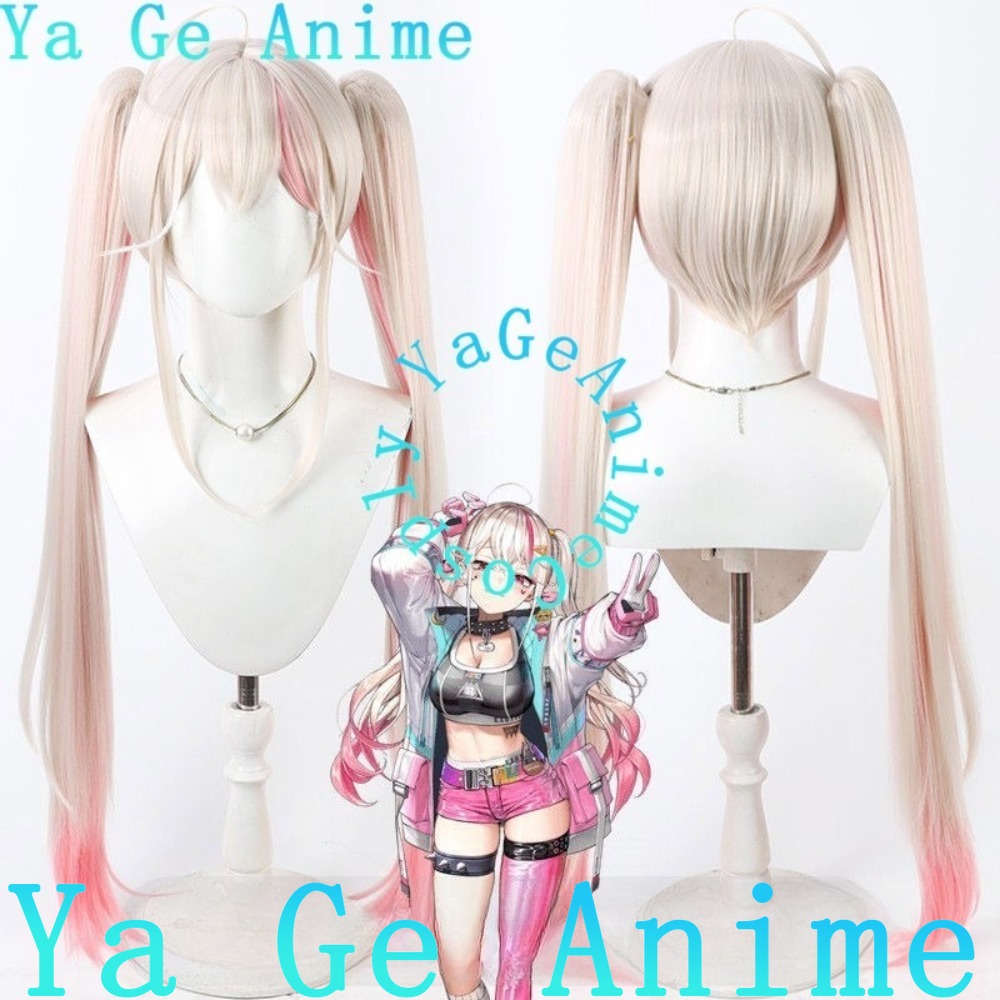 Gaming Accessories Korea - Cosplay Peruk Bölünmüş Çift At Kuyruğu