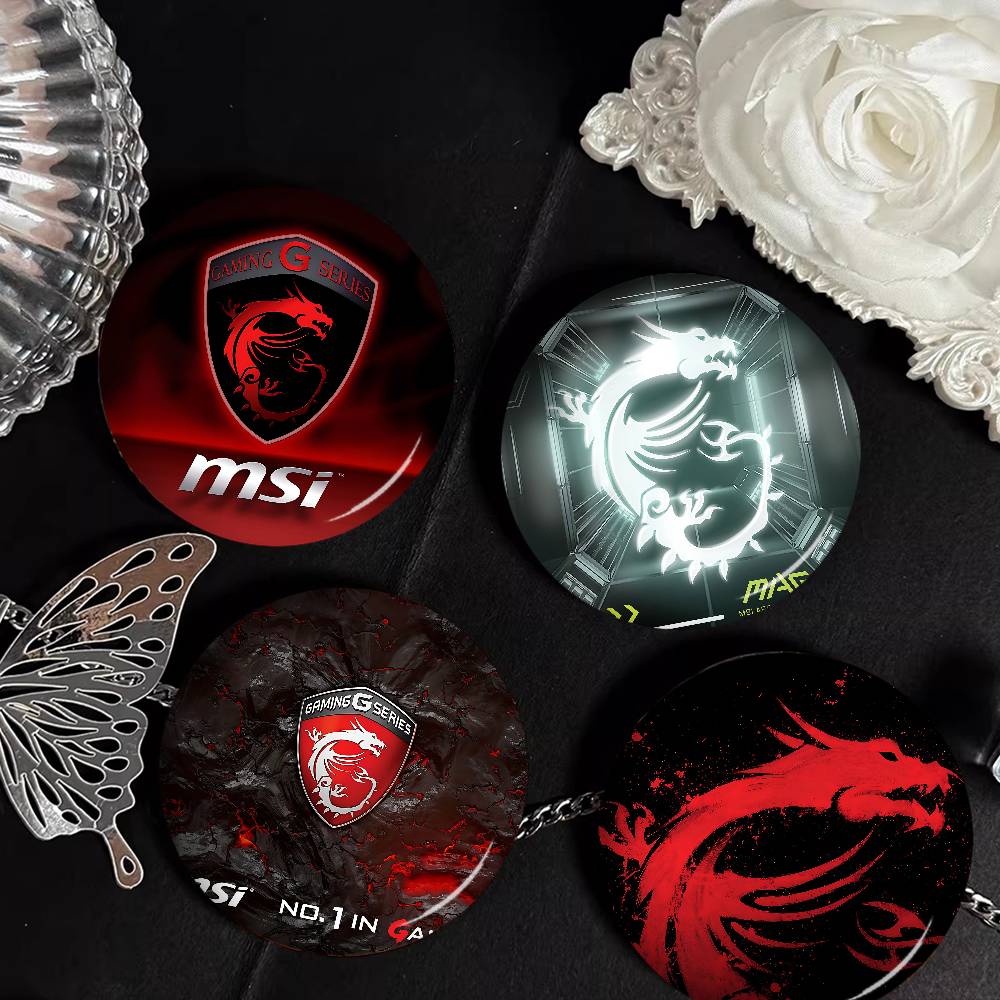 Gaming Accessories Korea - Oyun Dragon-MSI 58mm El Yapımı Broş