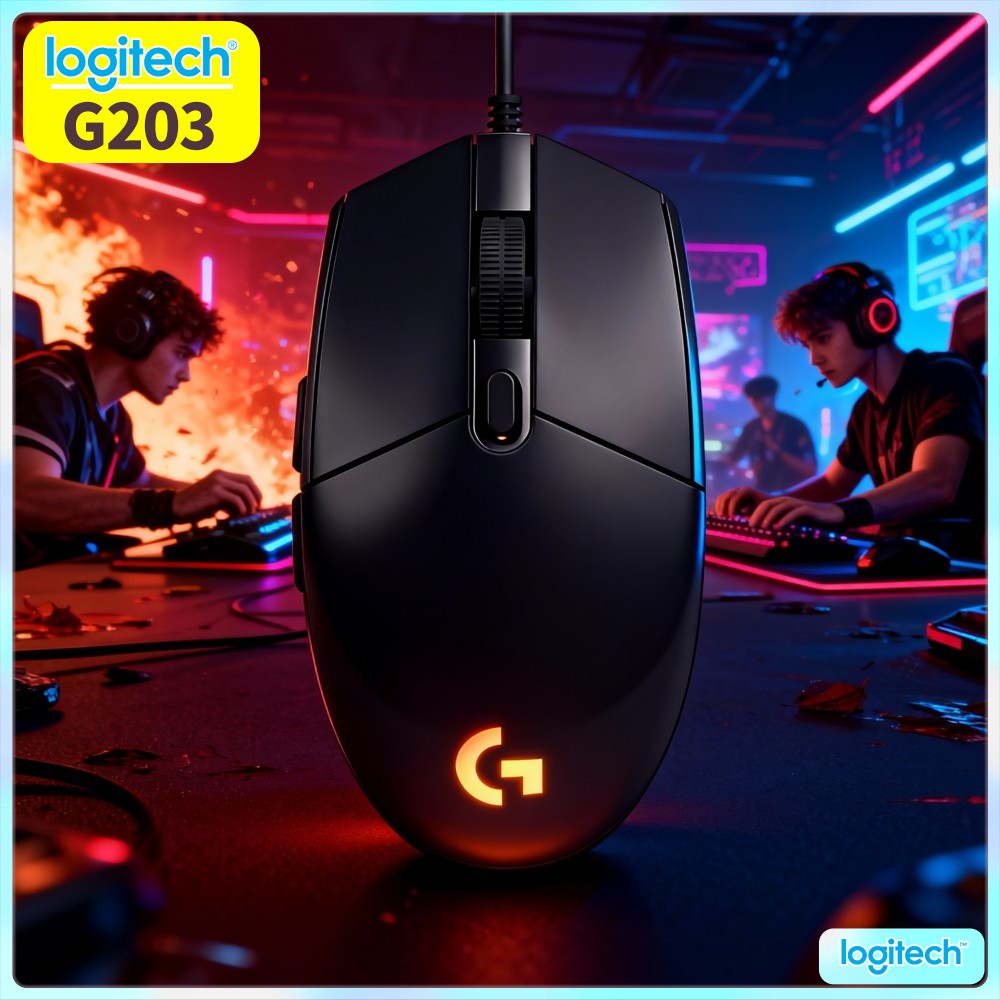 Logitech Mouse G203 - Logitech G203 Kablolu Oyun Mouse'u Sağlam