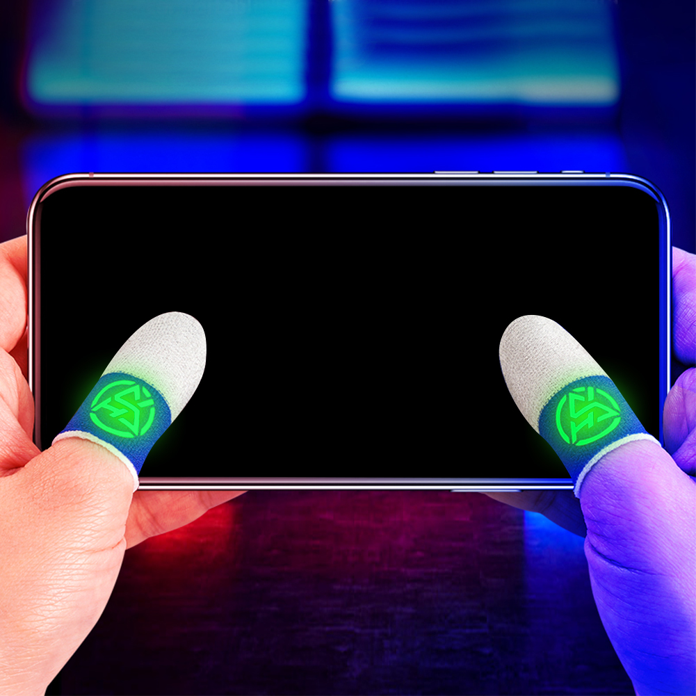 Gaming Accessories For Phone - Parmak Başparmak Eldivenleri Nefes Alabilen Gece