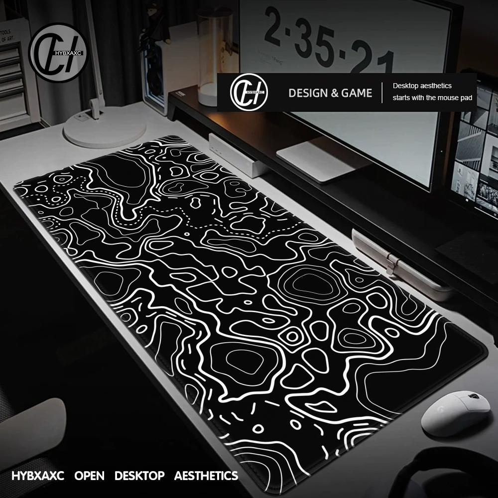 1200x600 Siyah Beyaz Topografi - Gaming Accessories White incelemesi ve fiyatı