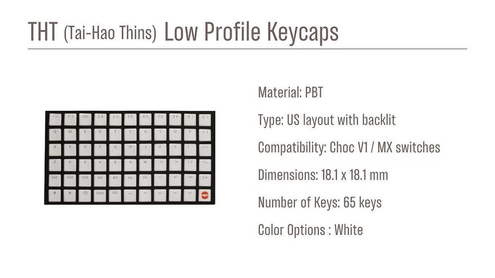Taihao THT Beyaz Klavye Tuş Ta - Gaming Accessories White incelemesi ve fiyatı
