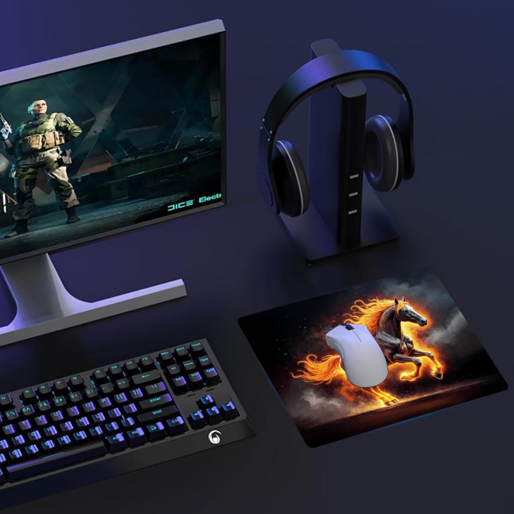 Yangın Atı Desenli Mouse Pad K - Gaming Accessories For Free Fire incelemesi ve fiyatı