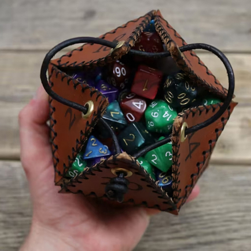 Deri D20 Zar Çantası Çokgen Sa - Gaming Accessories Ideas incelemesi ve fiyatı