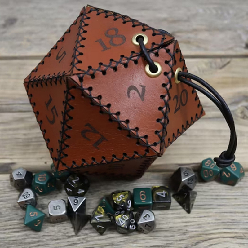 Deri D20 Zar Çantası Çokgen Sa - Gaming Accessories Ideas incelemesi ve fiyatı