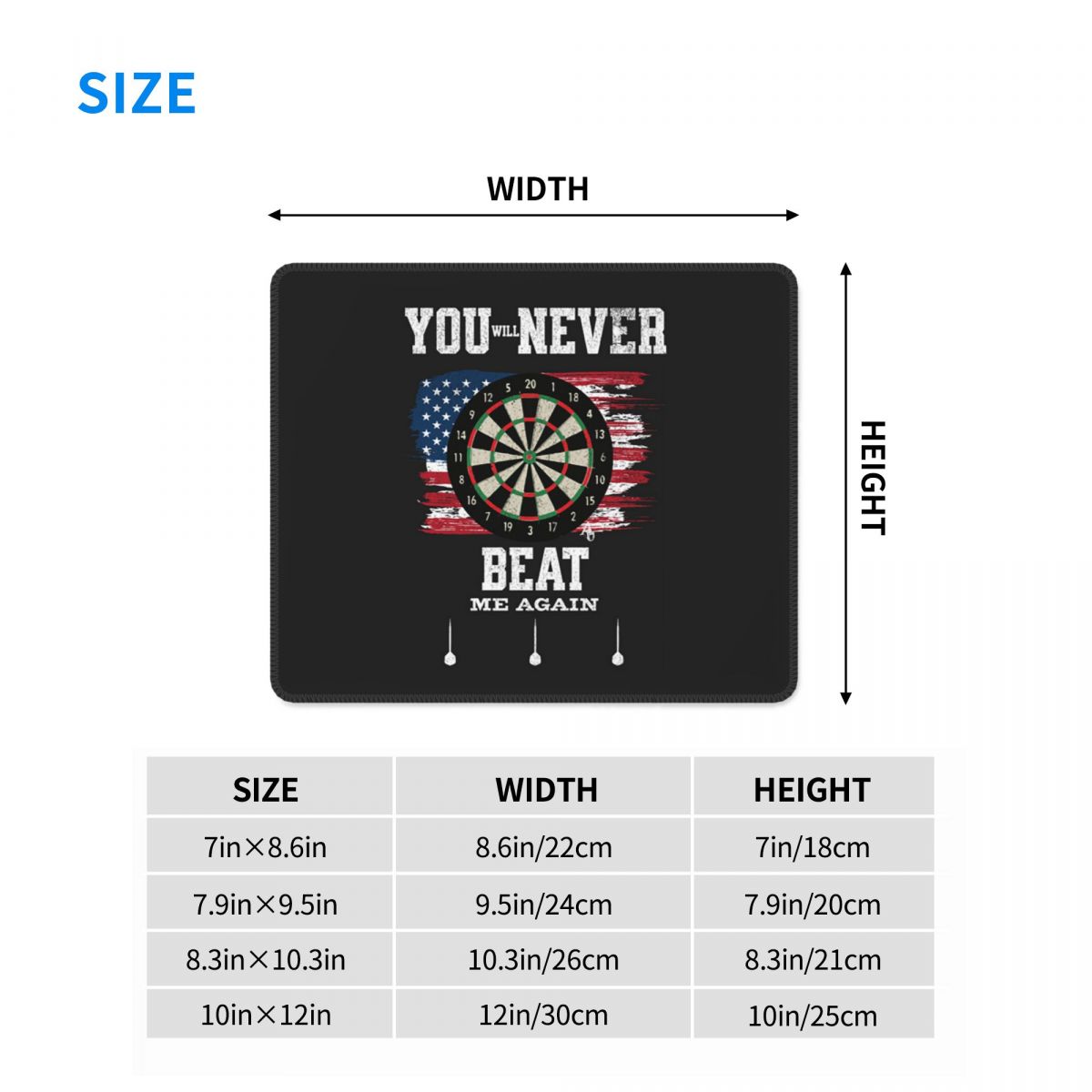 Çok boyutlu Mouse Pad Dart Tah - Gaming Accessories Target incelemesi ve fiyatı