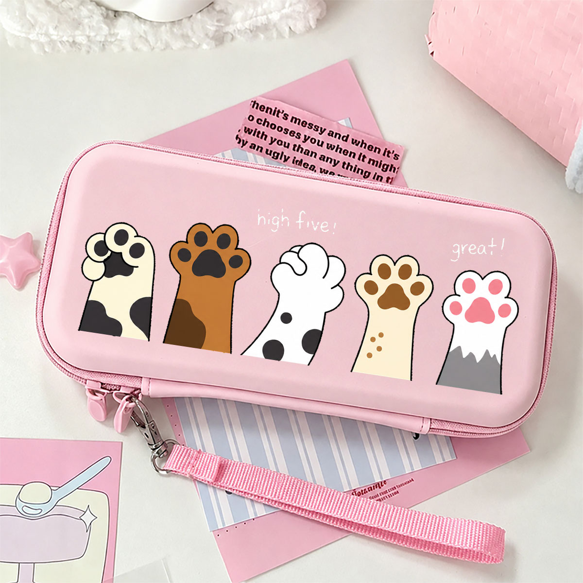 Macaron Renkli Sert Saklama Ça - Gaming Accessories Bag incelemesi ve fiyatı